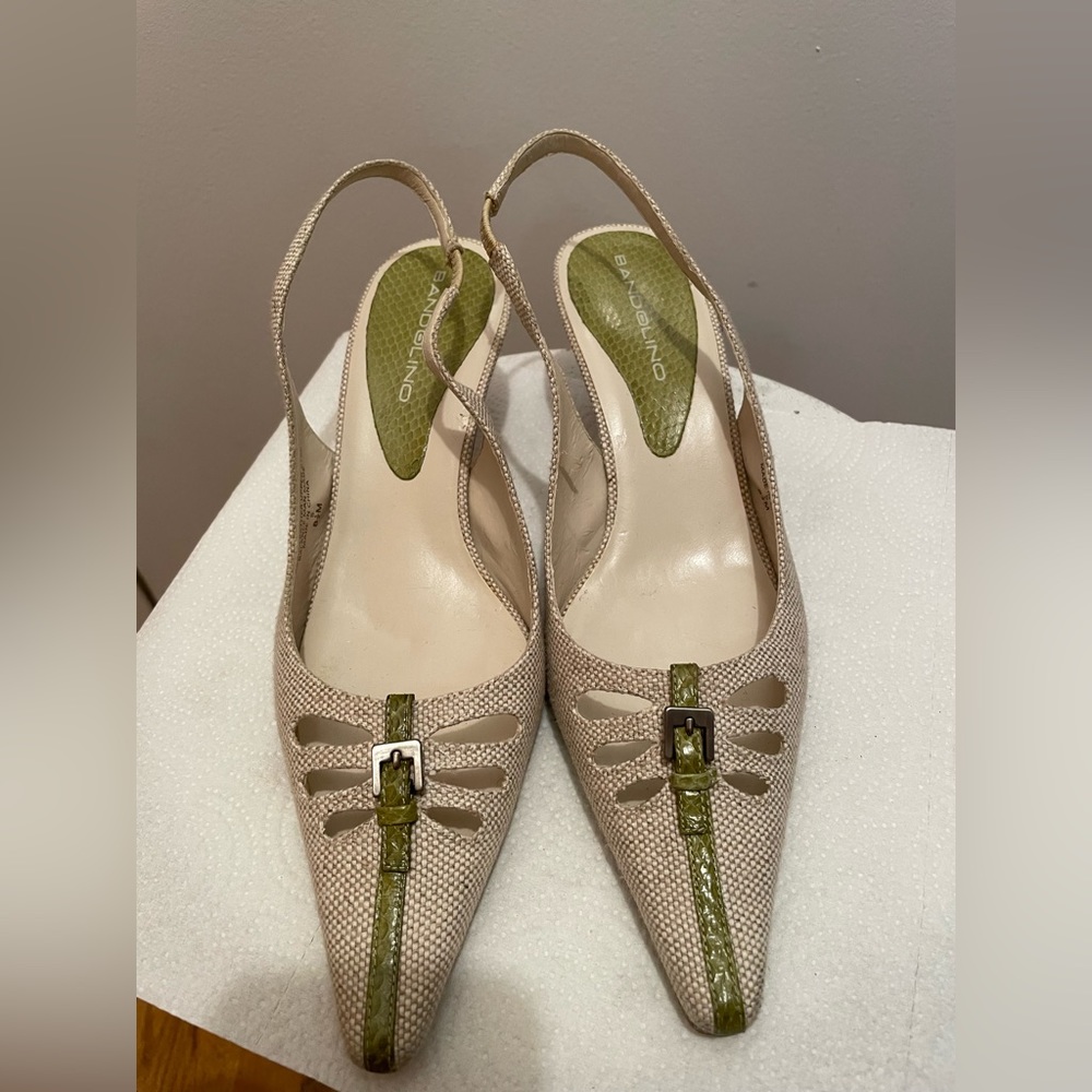 Bandolino sling pumps